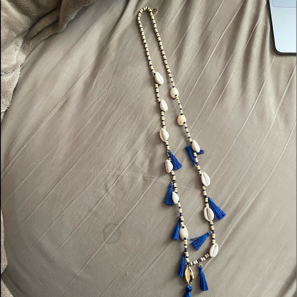 Beaded Shell Summer Necklace - Picture 3 of 4